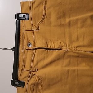 St. John's Bay yellow denim size 8